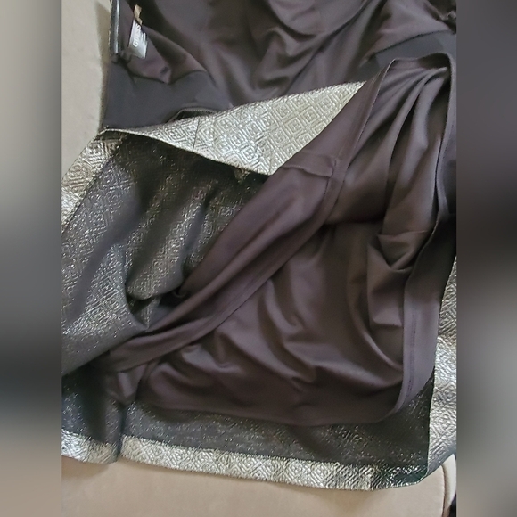 GUESS METALLIC FIT & FLAIR SWEETHEART EVENING DRESS SIZE 14 - Picture 7 of 8